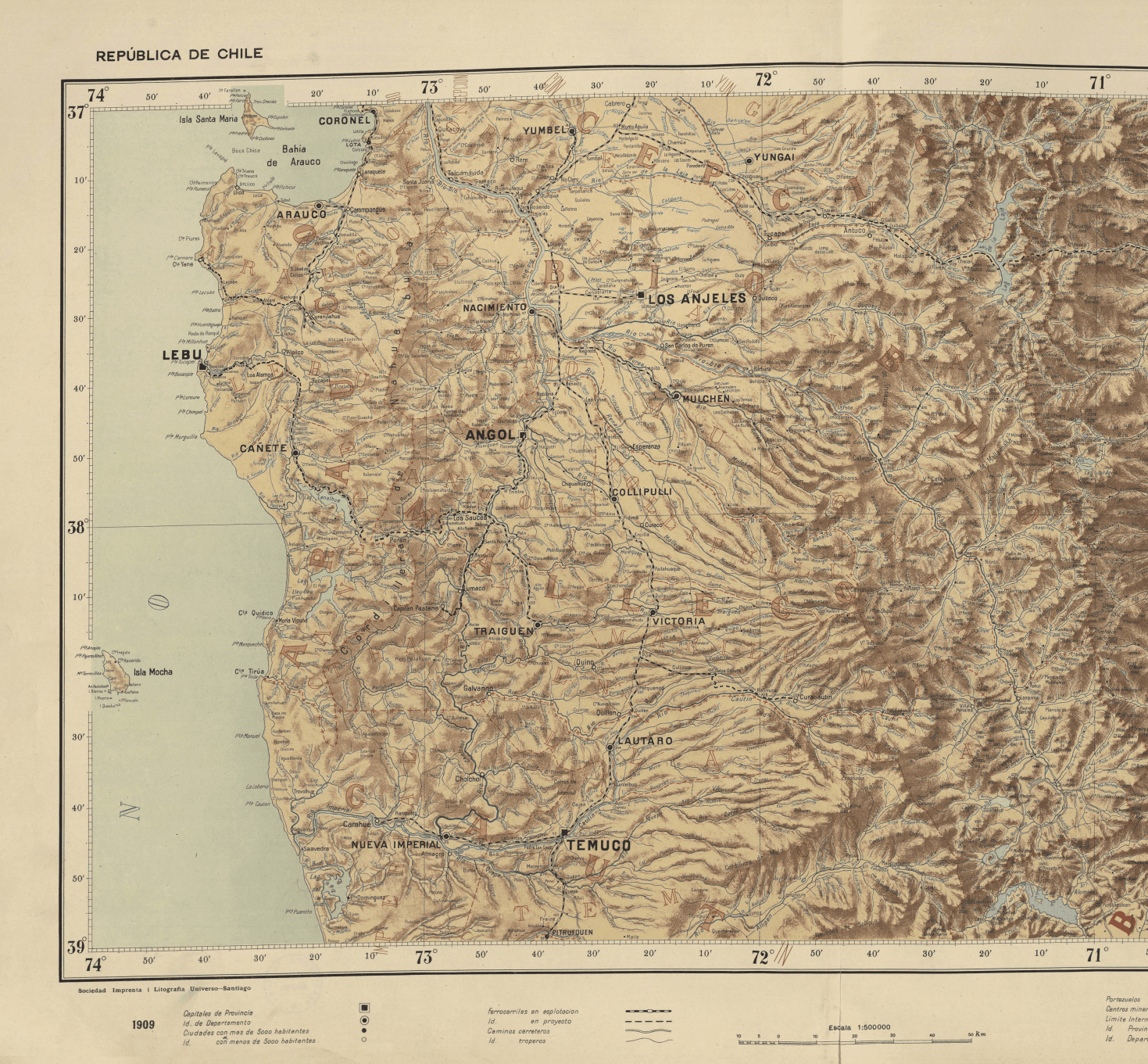 Mapa histórico que abre el cuadernillo territorial de la Escuela Nueva Aurora